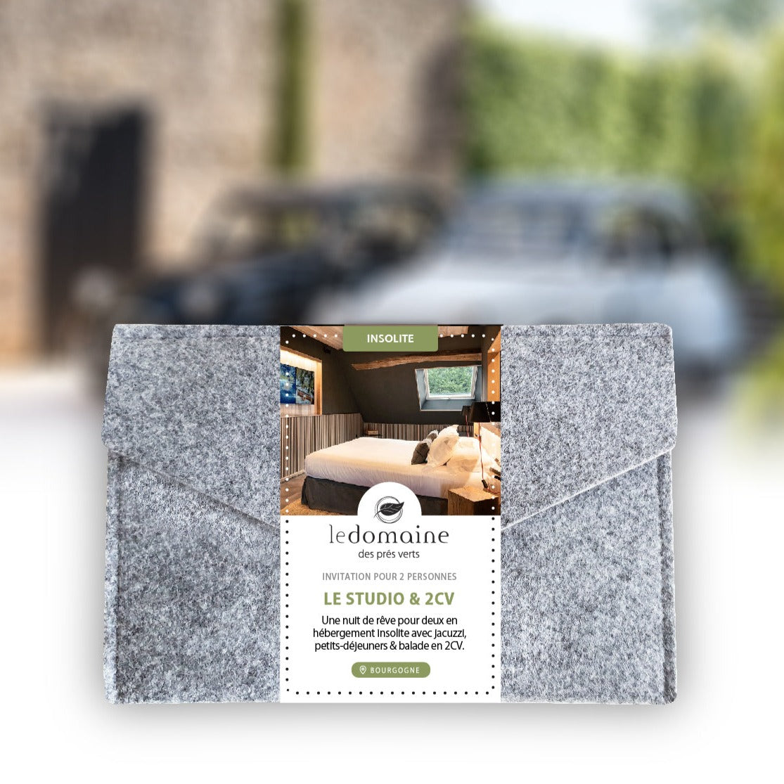 Coffret Cadeau week-end en 2CV au Studio des Prés Verts • Spa Privatif
